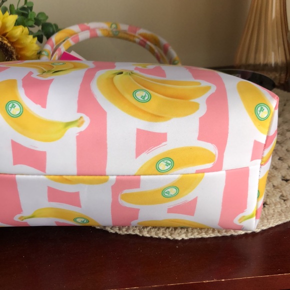 Betsey Johnson Banana Print Insulated Satchel Lunch Tote - Picture 9 of 11